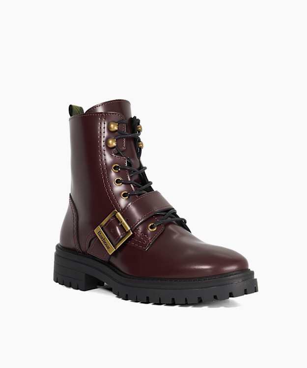 Ouseburne Brown - Leather Biker Ankle Boots