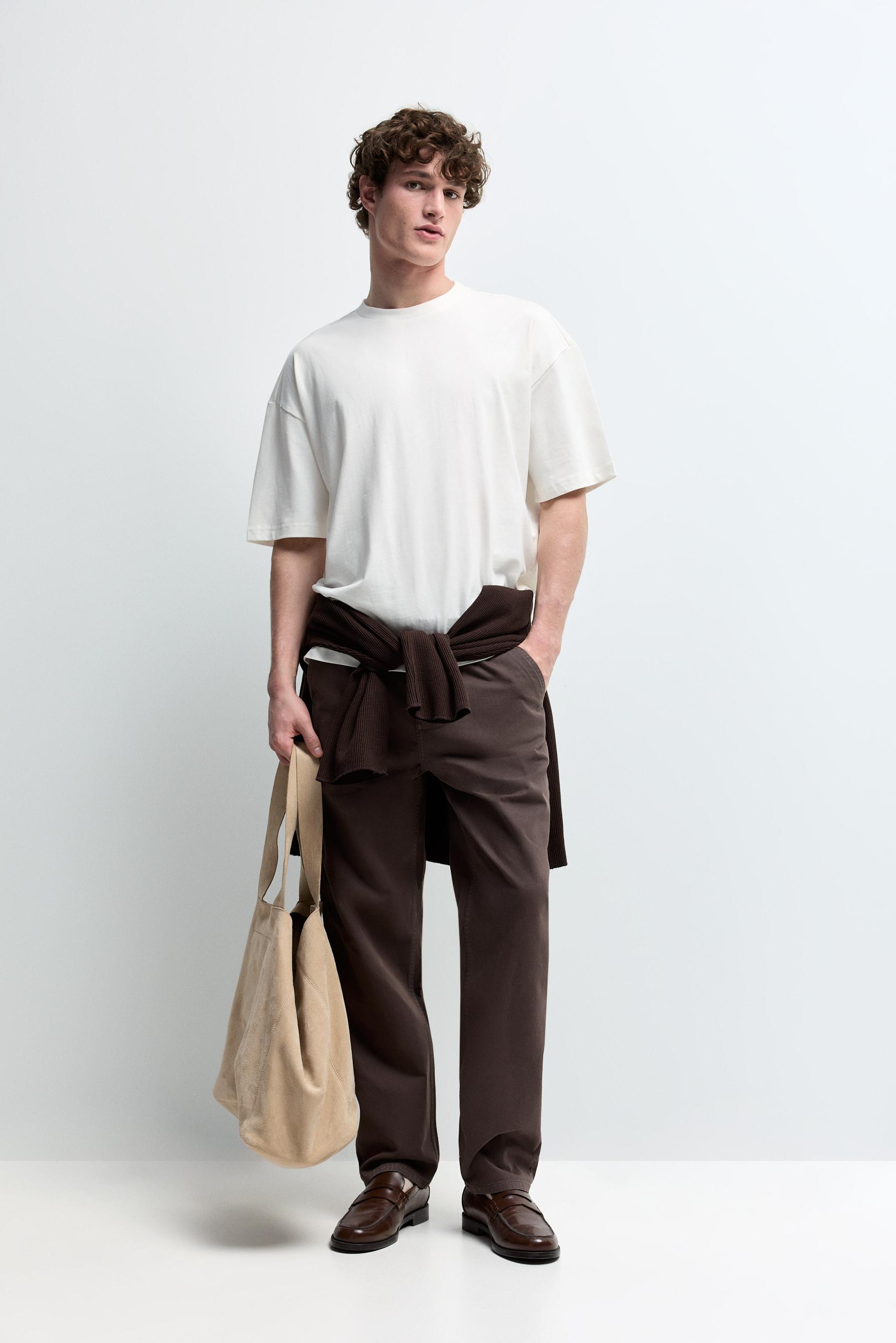 Camiseta relaxed bordado texto