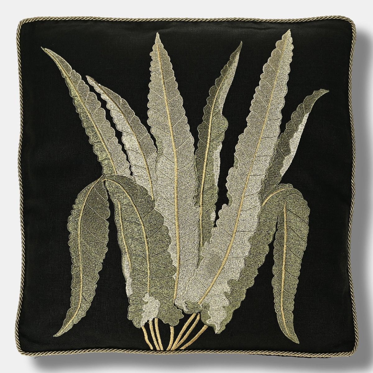 Poduszka Big Leafes Gold 50x50 cm