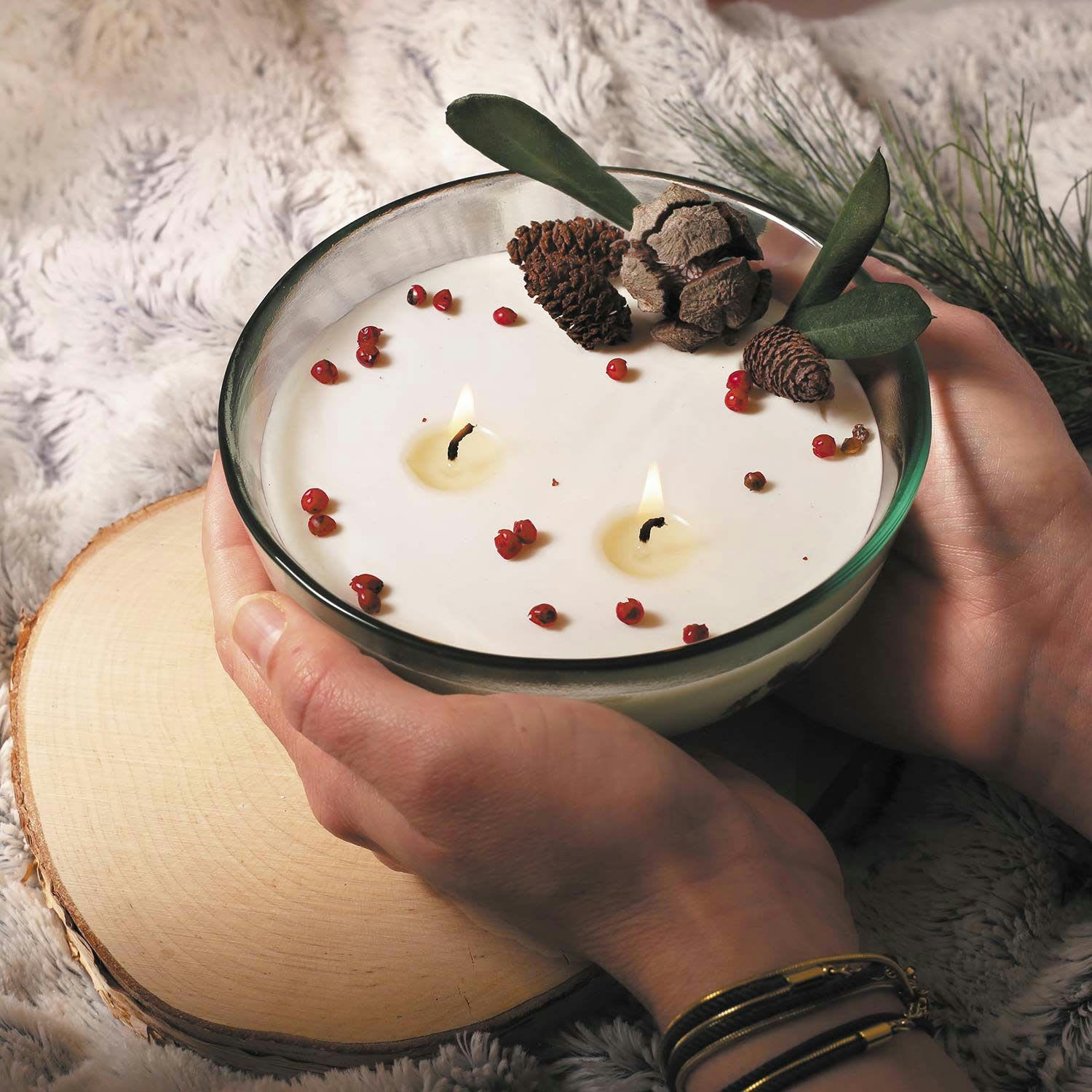 - Coffret DIY bougie balade en forêt