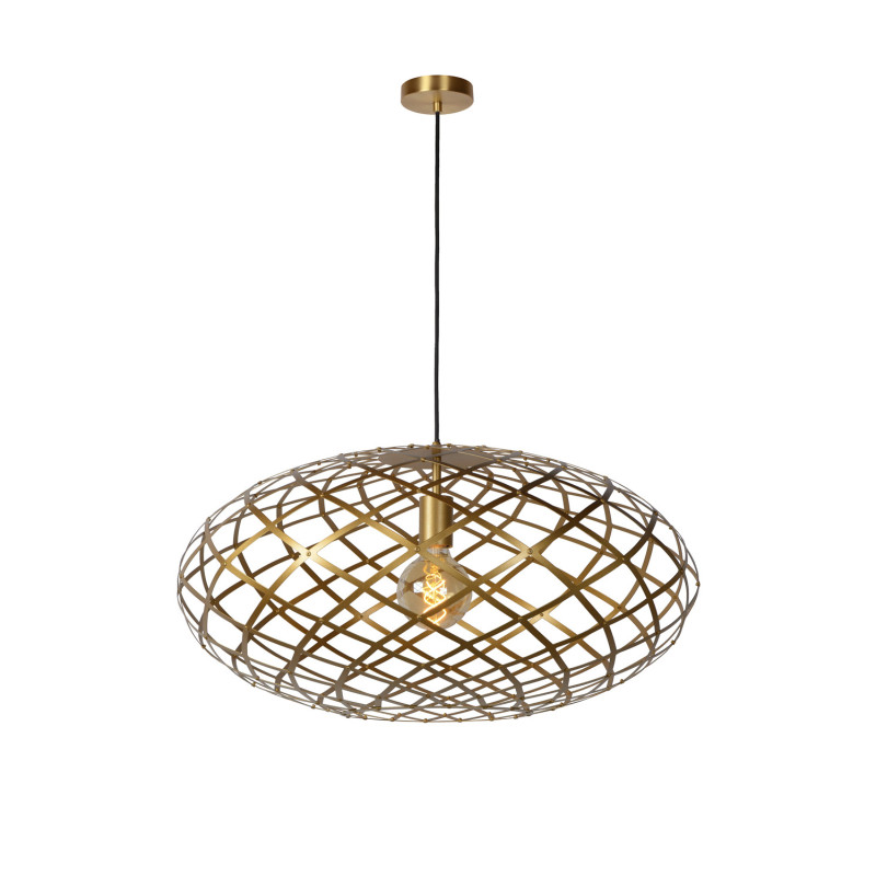 Suspension Wolfram or Ø 65 cm E27 60 W LUCIDE