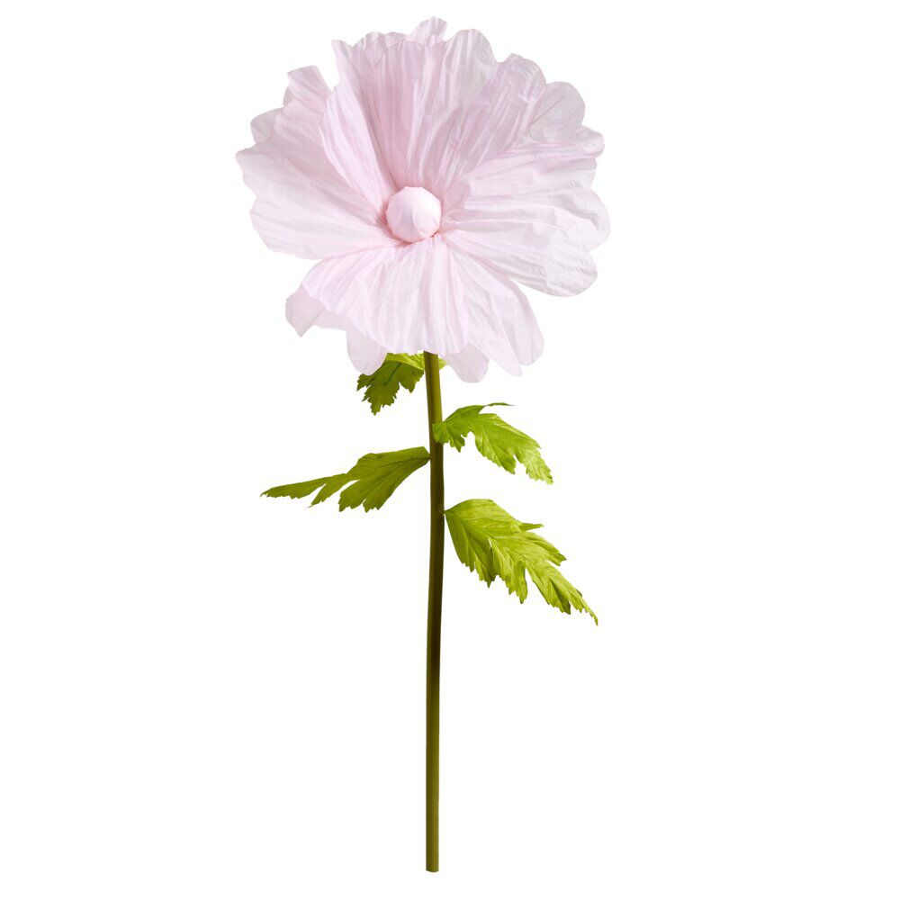 Fleur artificielle pavot rose XXL 1 tige Ø60xH180cm