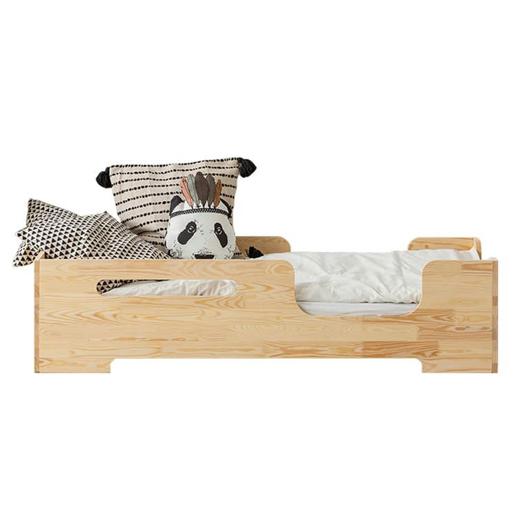 LILIAN - Lit 90x200 sommier inclus naturel