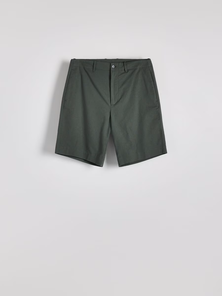 Linen Blend Comfort Shorts