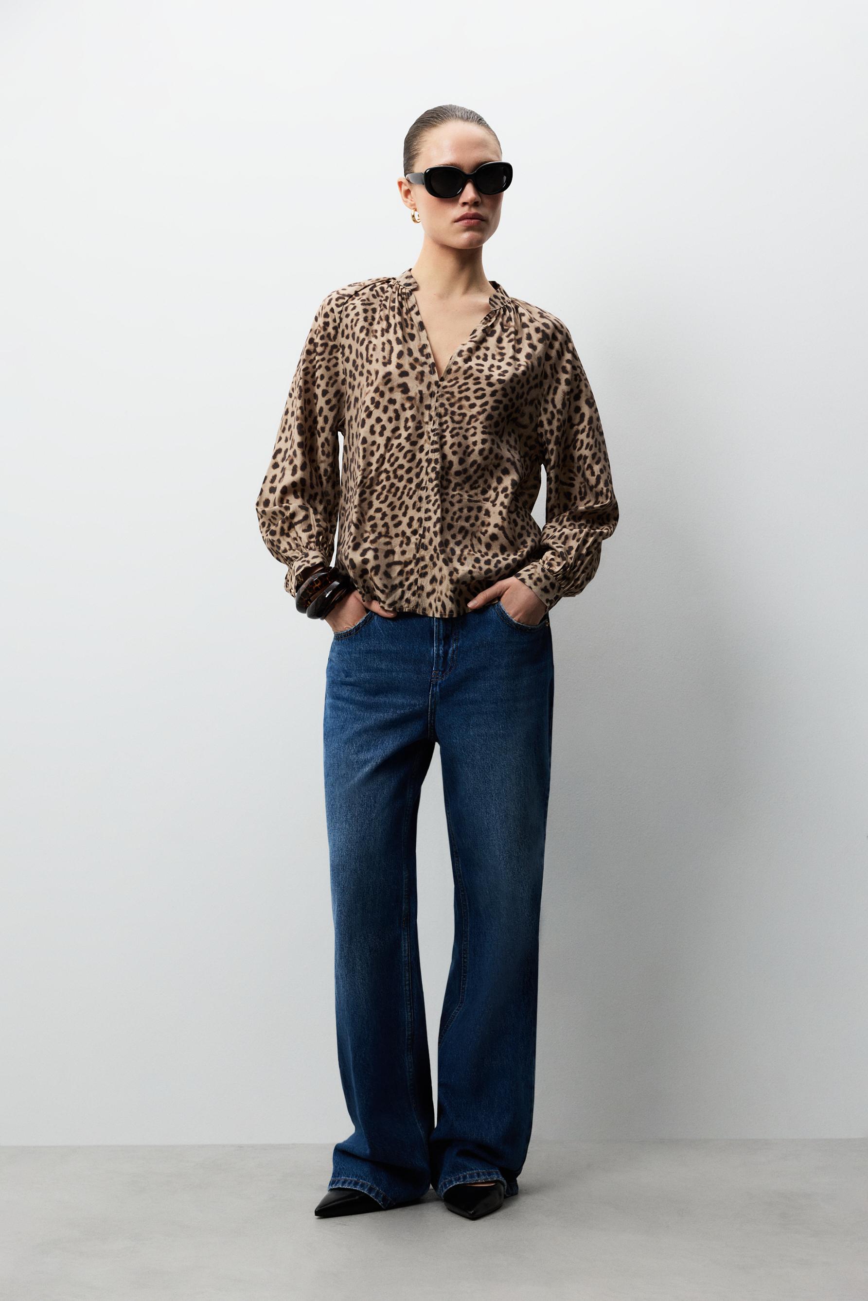 Camisa oversize cuello panadero