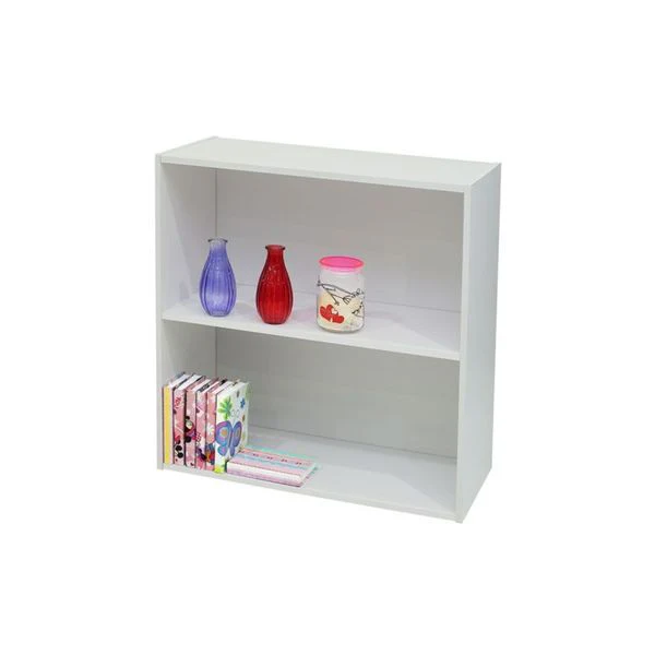 2-Tier Shelf Bookcase Storage Organizer
