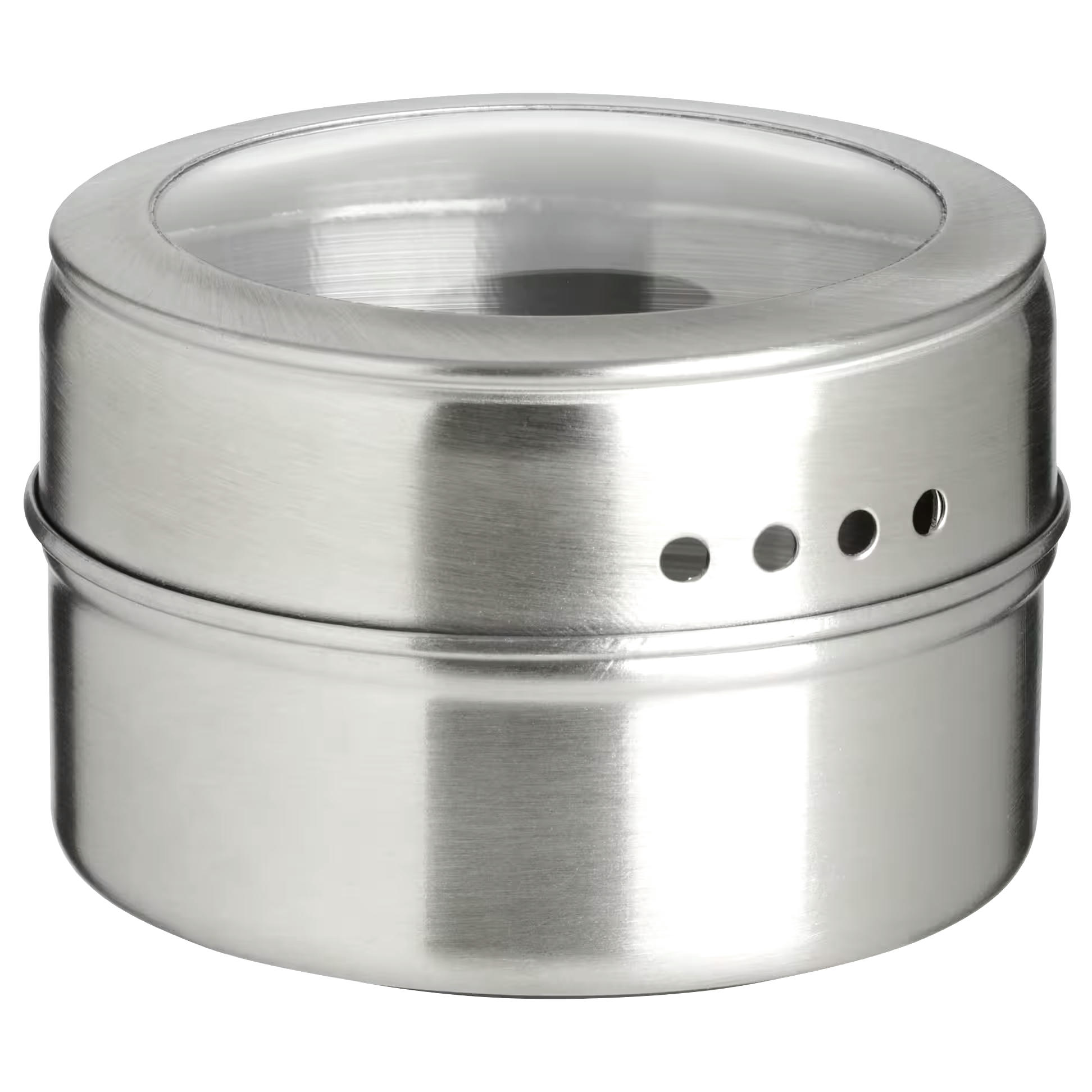 Trudeau Stainless Steel Magnetic Spice Jar, 125-mL