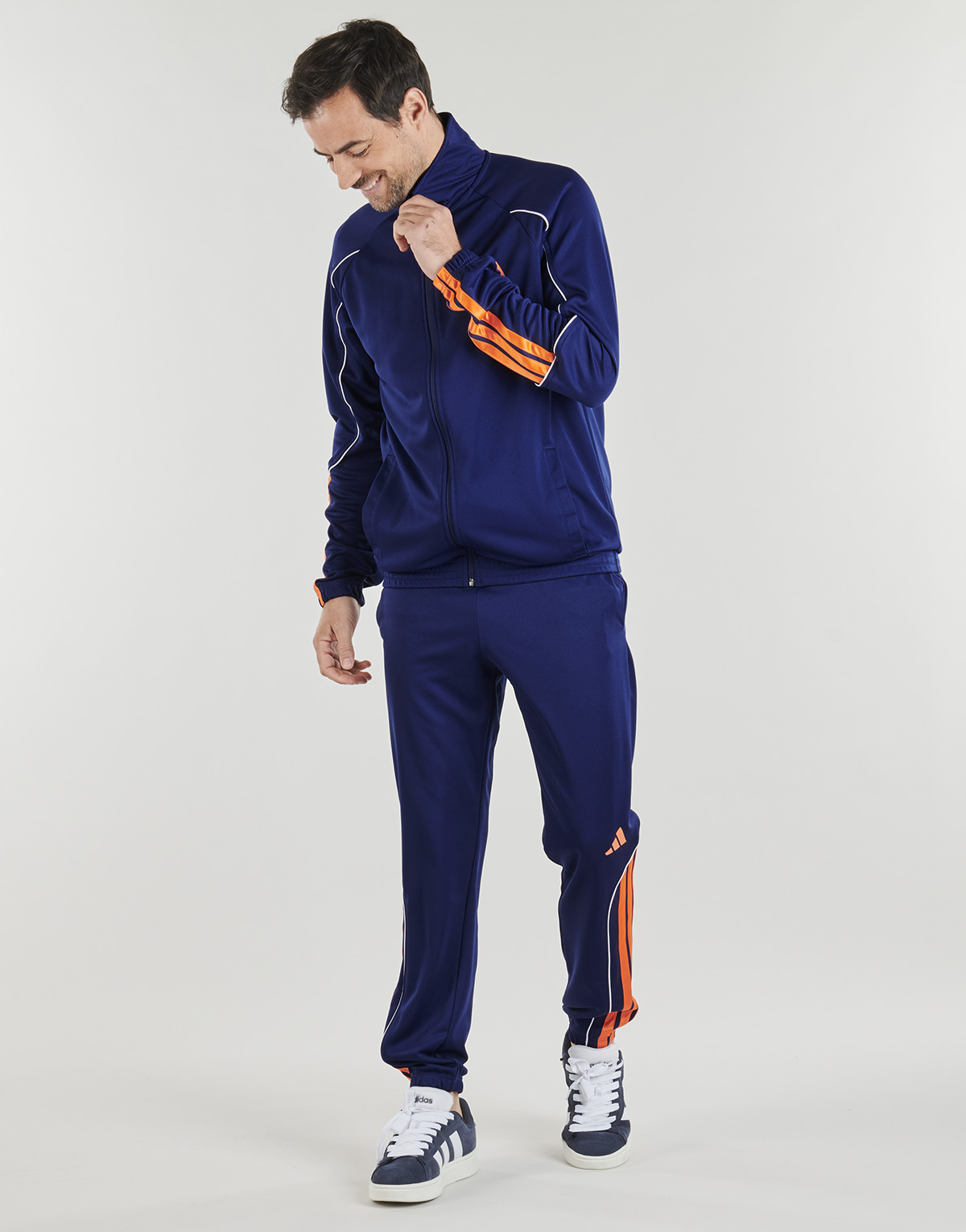 adidas - 3-Stripes Tracksuit - Marine / Orange
