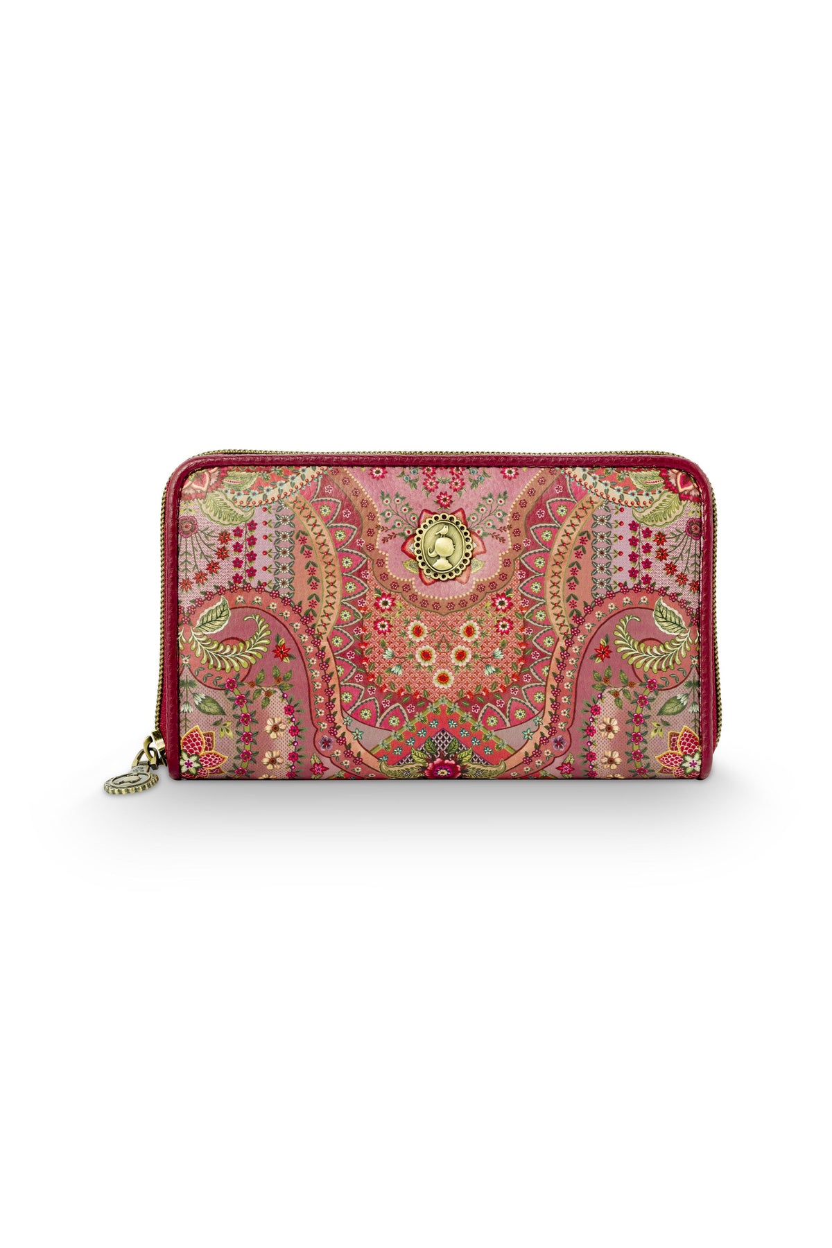 Pip Studio - Willow Portemonee Dames - Jabali - Rood - 18x3x11cm