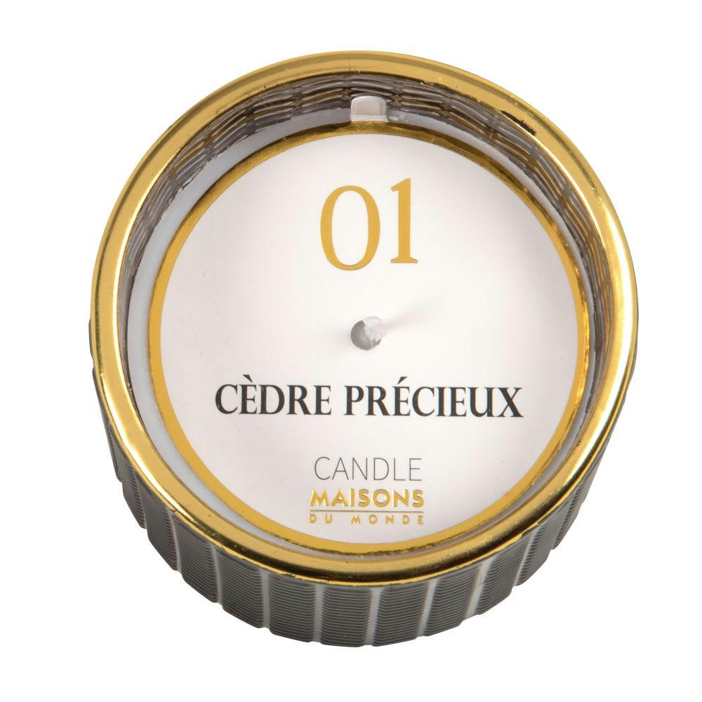 COLORAMA - Bougie parfumée en verre gris foncé H7 100 g