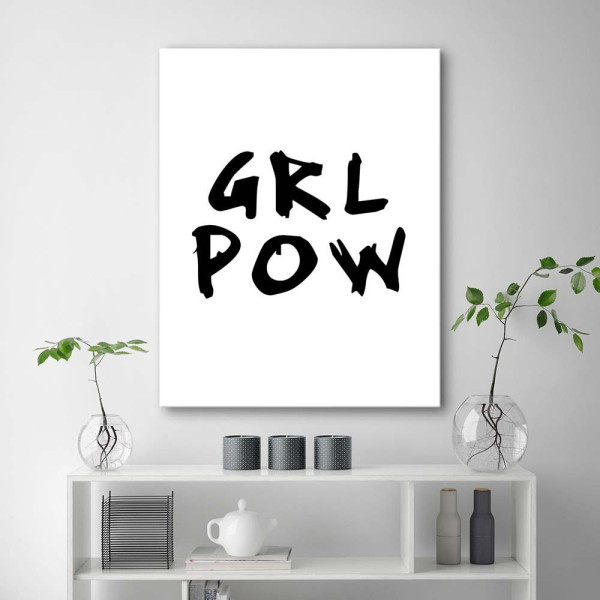 Feeby Obraz na płótnie Girl Power 40x60