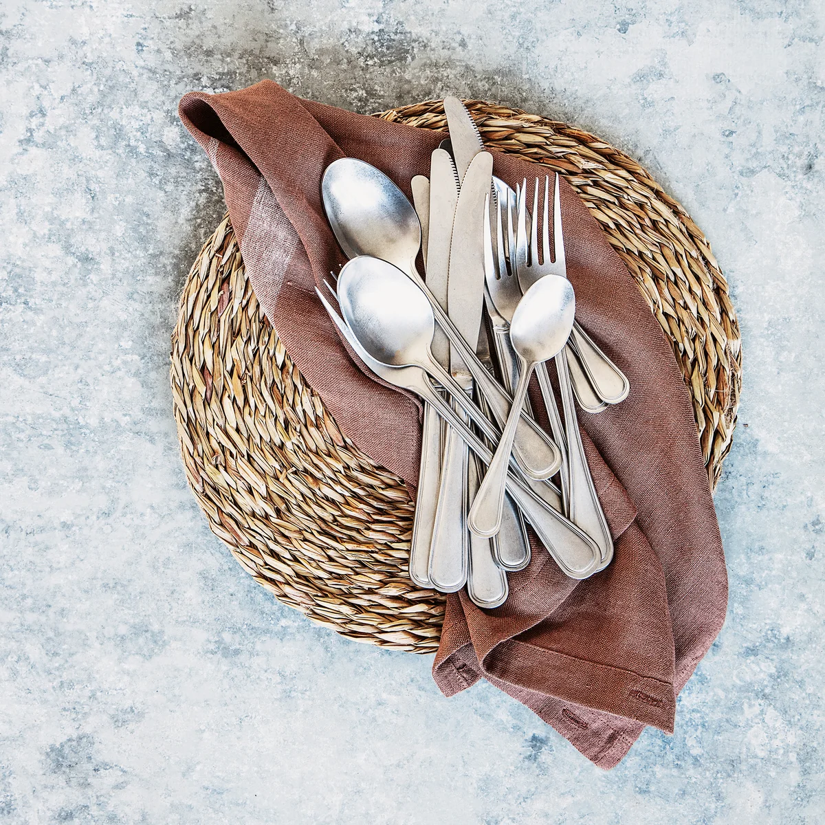 Nicolas Vahé - Acain Tischset Ø 29 cm, natur (2er-Set)