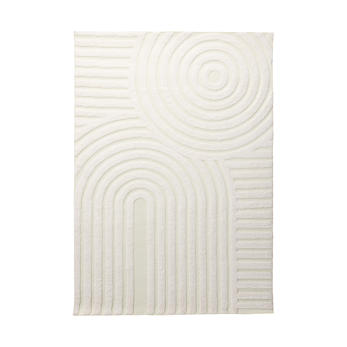 Nest living Linnea Vloerkleed-290 x 200 cm - Gebroken Wit