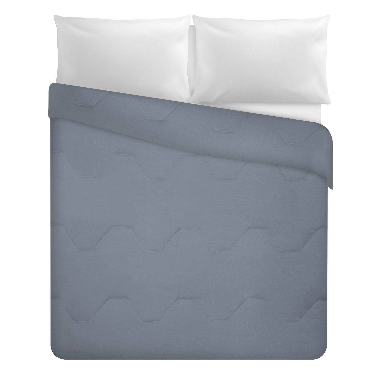 Trapunta invernale matrimoniale blu Datex