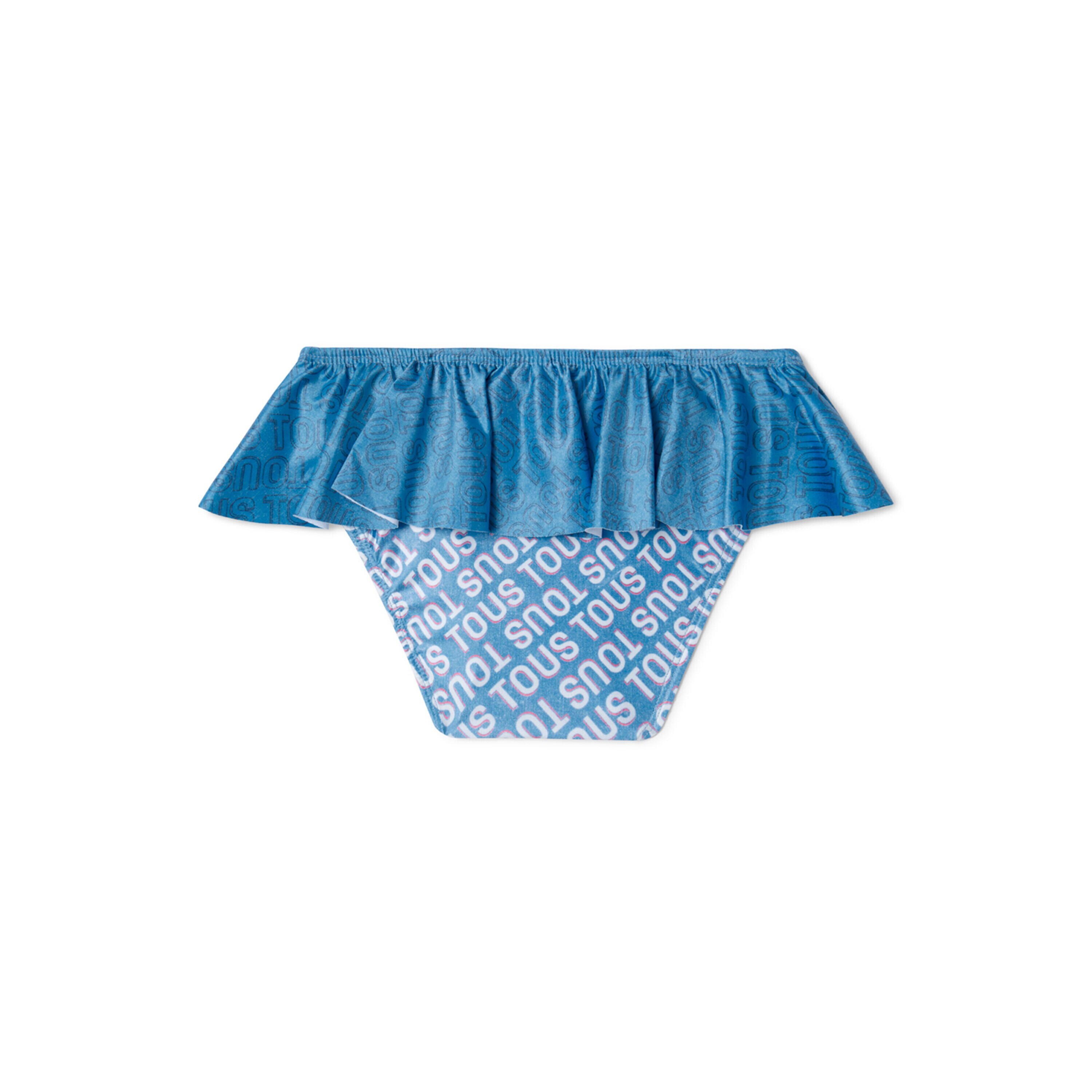 Culetín de niña Logo azul