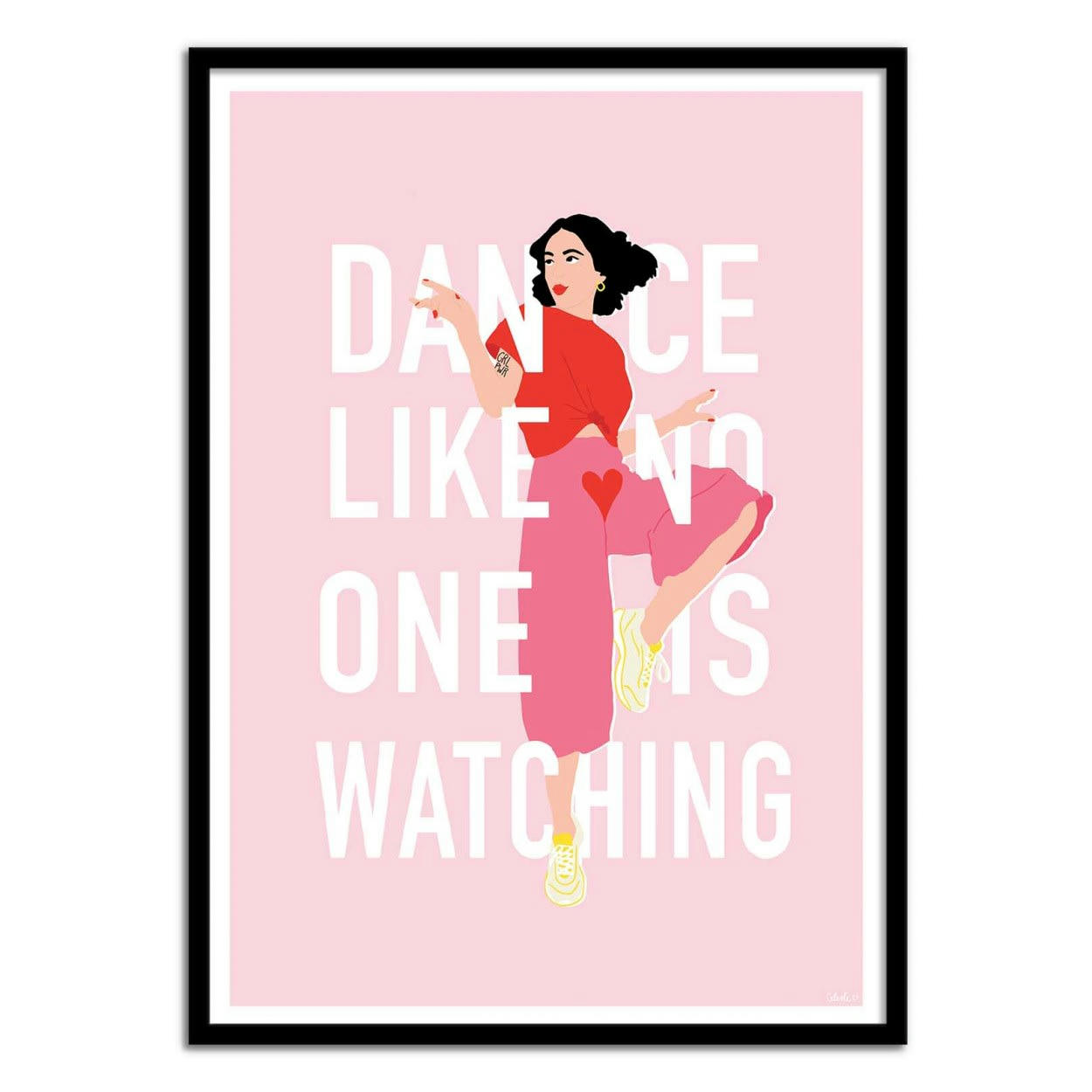 CÉLESTE WALLAERT - DANCE - Affiche d'art 30 x 40 cm
