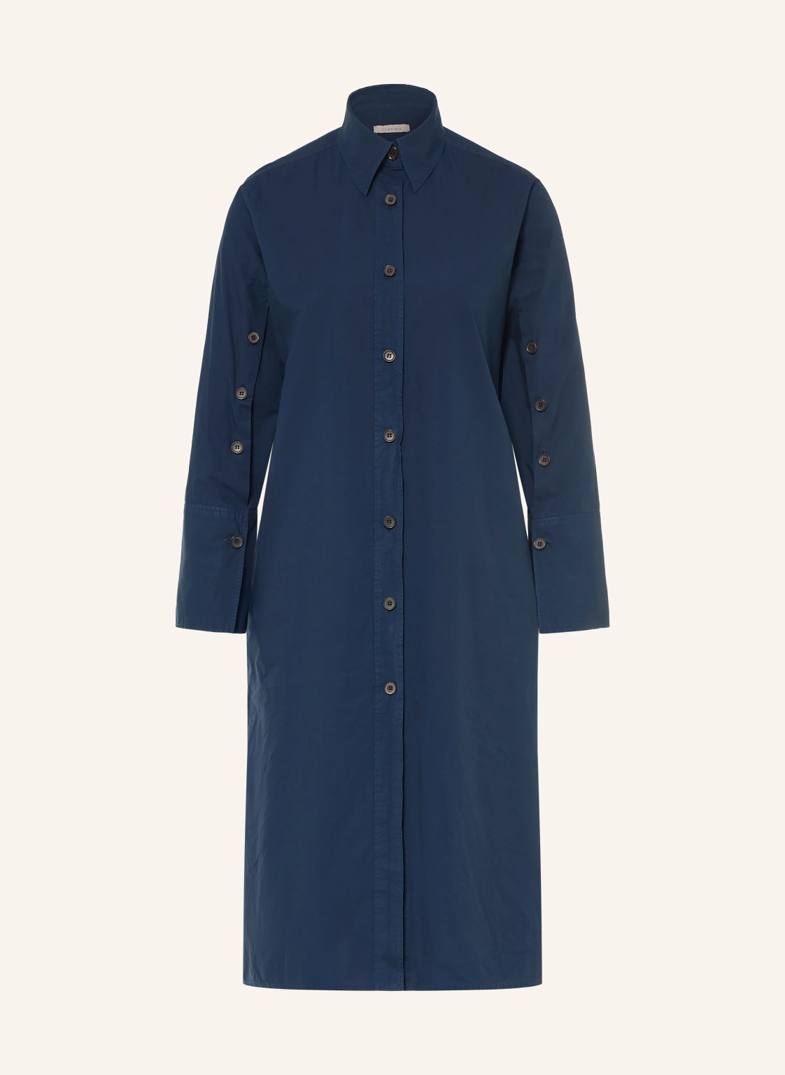 lilienfels Hemdblusenkleid in Jeansoptik