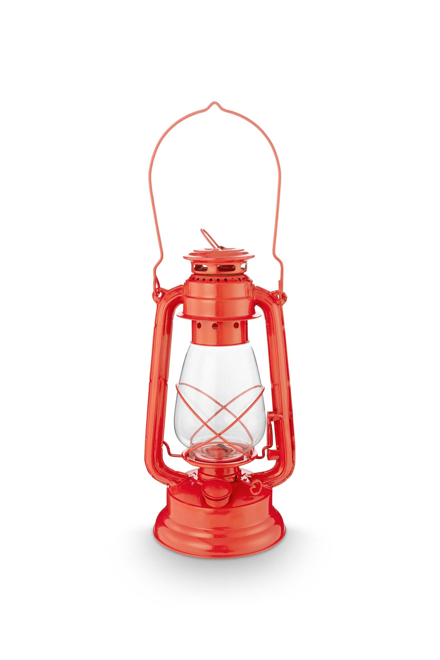 vtwonen - Olielamp - Metaal - Rood - 17x33cm