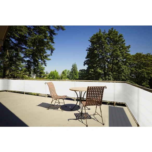 Balkonumrandung, HDPE, HxL: 90 x 500 cm