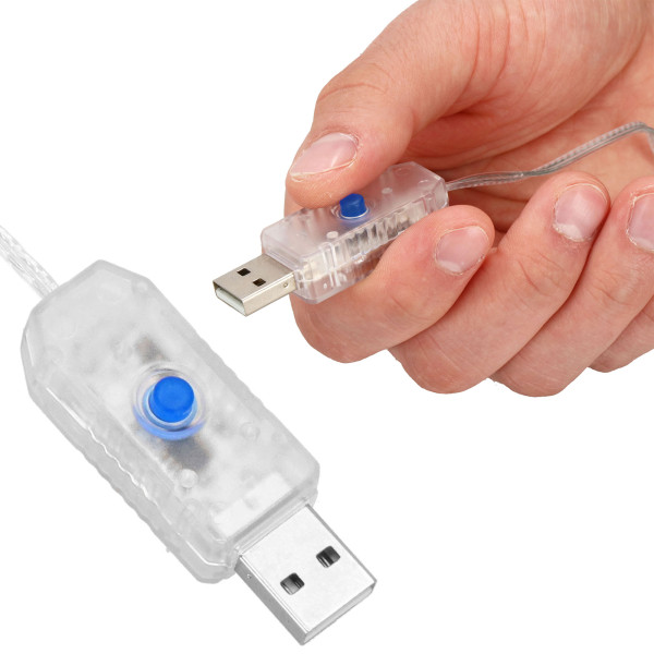 Kurtyna świetlna zimny biały 300 3x3 m Led lampki wewnętrzne USB