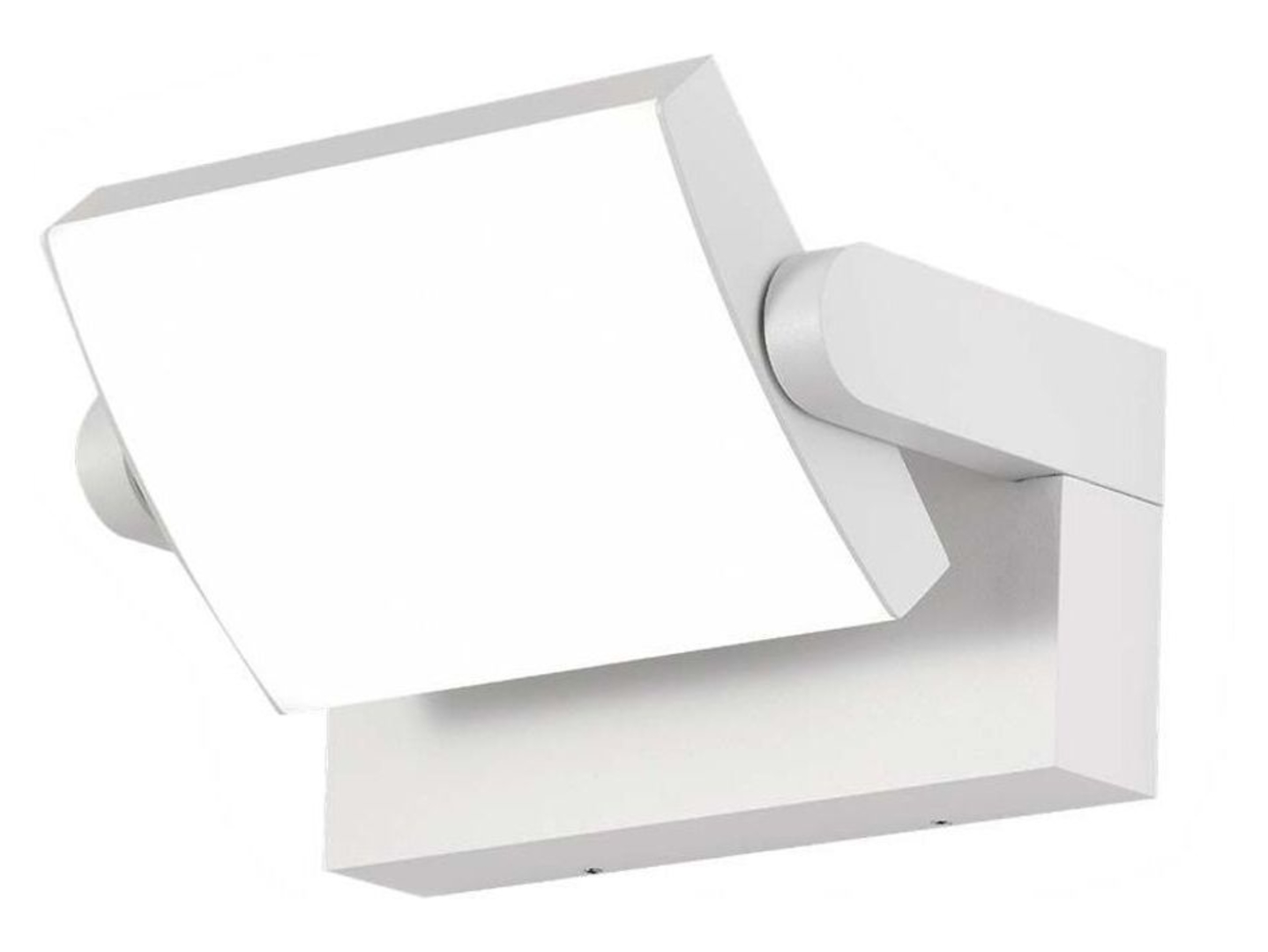 Kinkiet zewnętrzny VT-11020 LED 21 cm aluminiowybiały