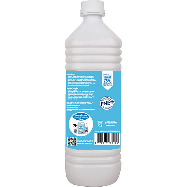 Alcool ménager nettoyant multi-usages supérieur 95° Phébus 1L