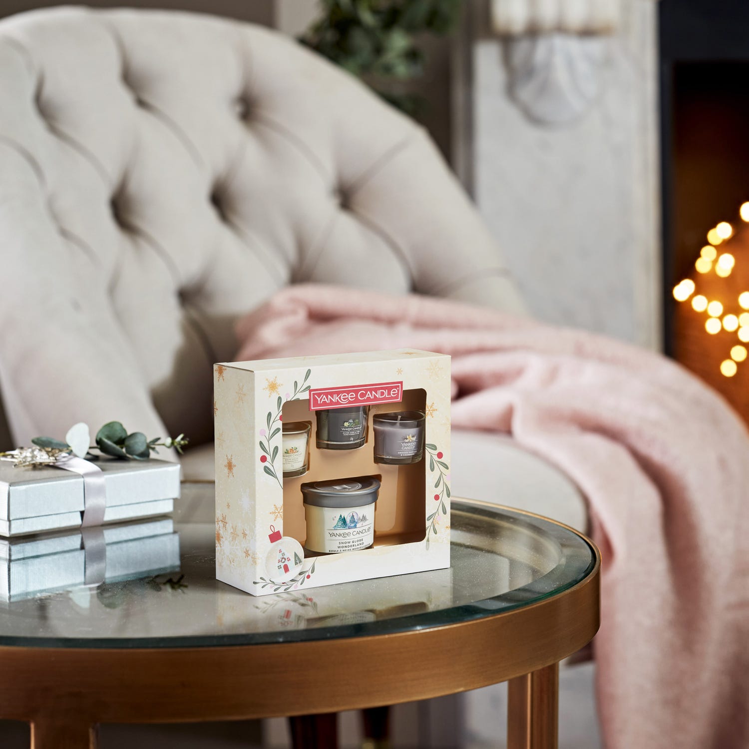 Set regalo 3 lumini e 1 candela piccola Yankee Candle