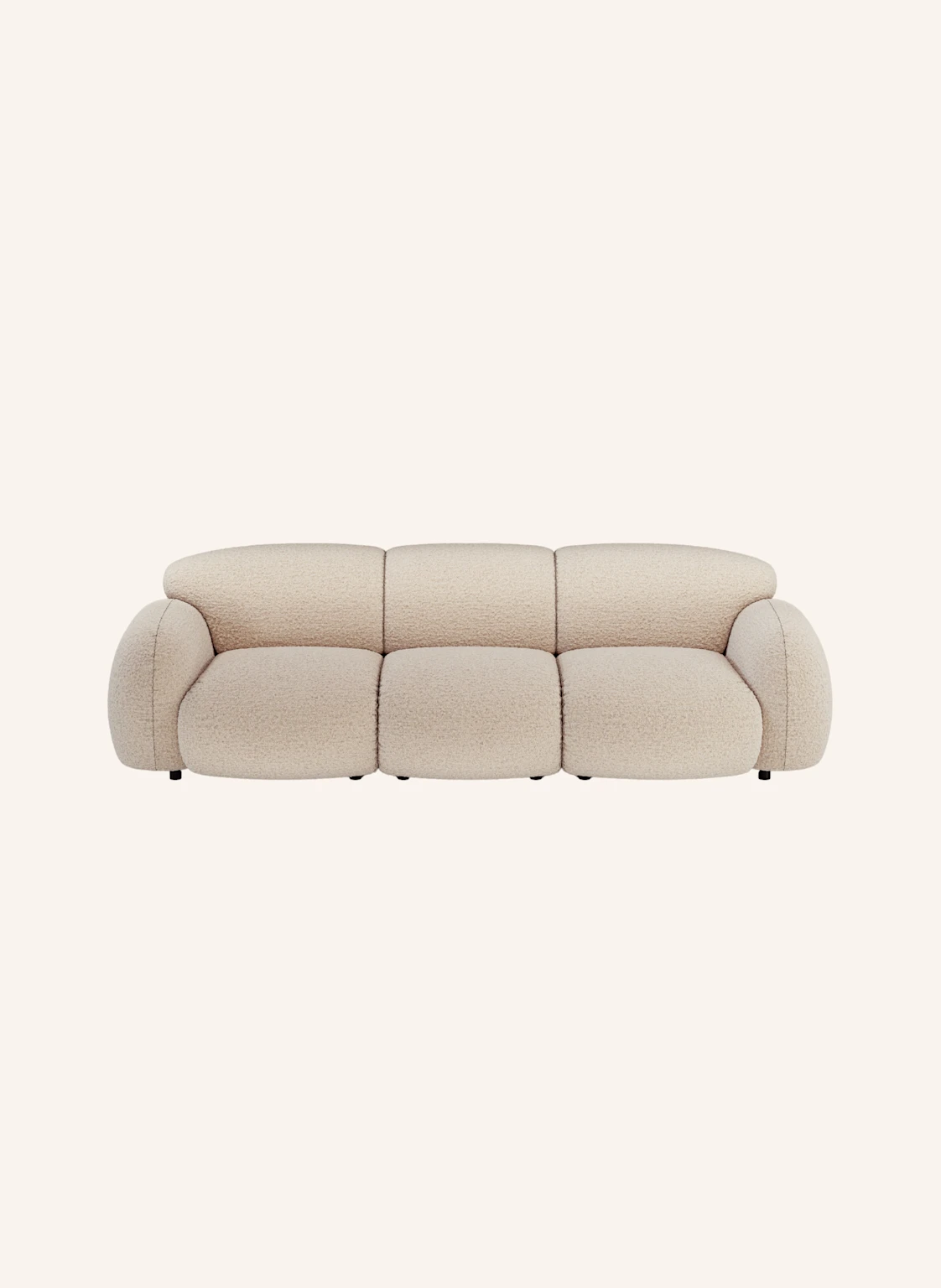 nydo 3-Sitzer Sofa MONDINO Boucle