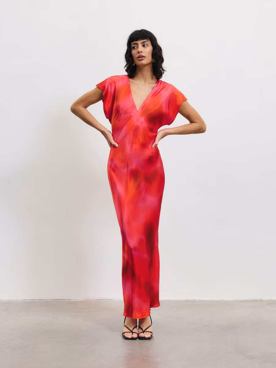 Viscose Rich Maxi Dress