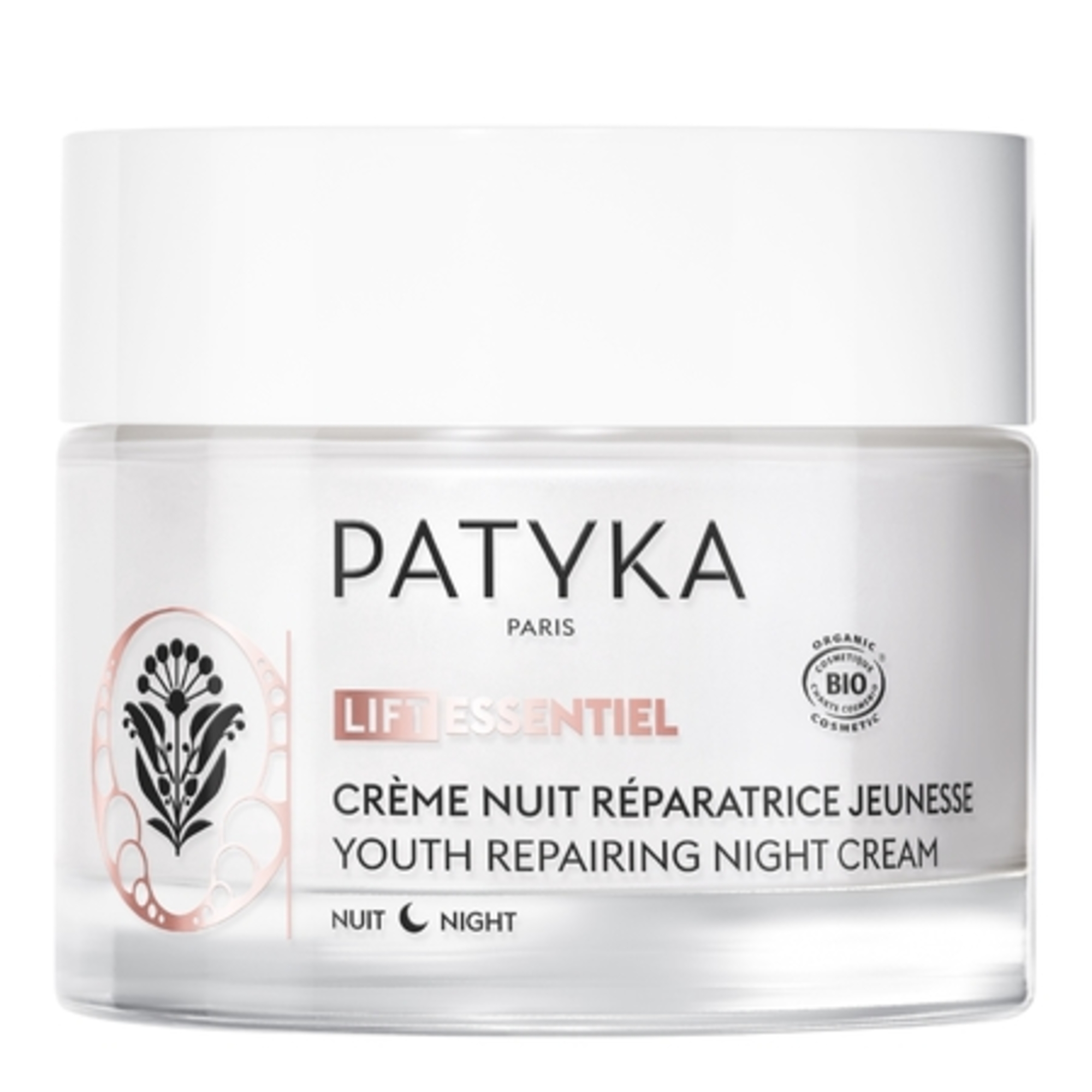 LIFT ESSENTIELLa crème nuit réparatrice jeunesse réduit les rides et raffermit la peau