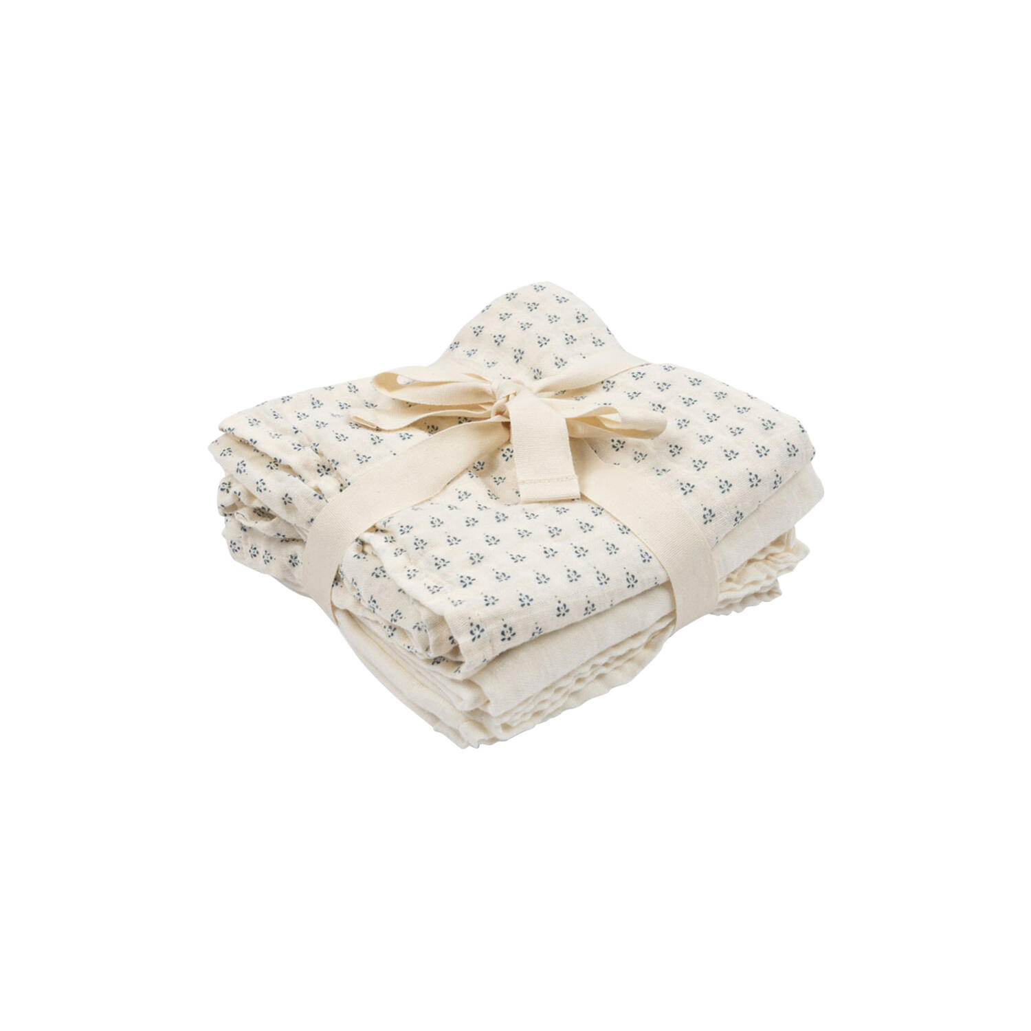 Bellini 3 Pack Muslin Cloth, punto blu