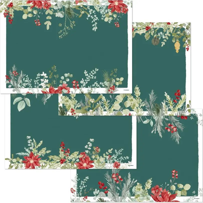 Tischset Festive Green