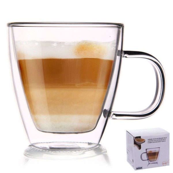 Szklanka termiczna z podwójną ścianką do kawy DOUBLE 180 ml