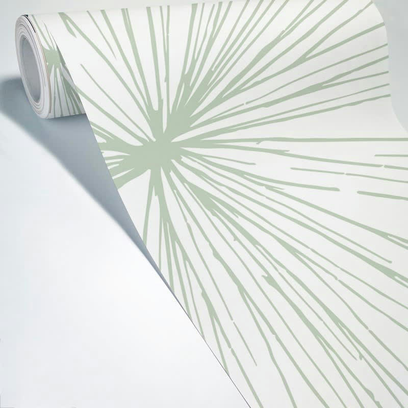 LÄMNAR KOLA - Papier Peint Panoramique L336xH270cm Vert Feuillage