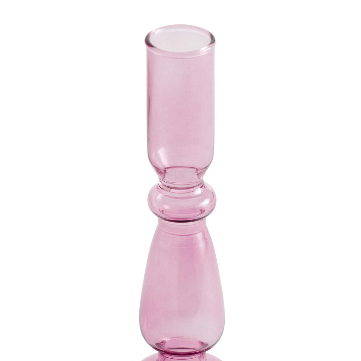 Bougeoirs en verre H20 cm, Lolita