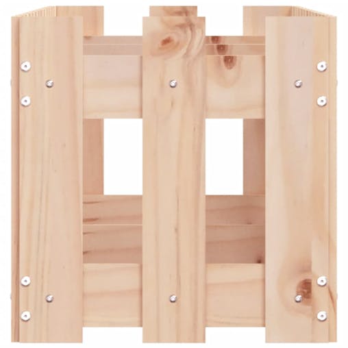 NNEVL Garden Raised Bed with Fence Design 150x30x30 cm Solid Wood Pine