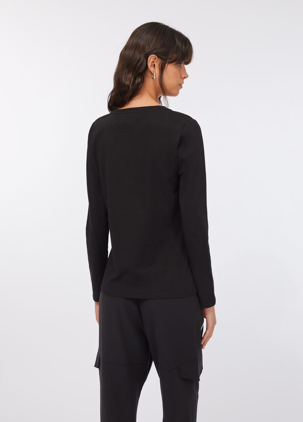 T-shirt con strass