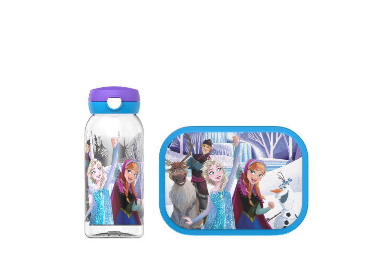 Campus lunchset (drinkfles met flipdop   lunchbox) - Frozen Friends
