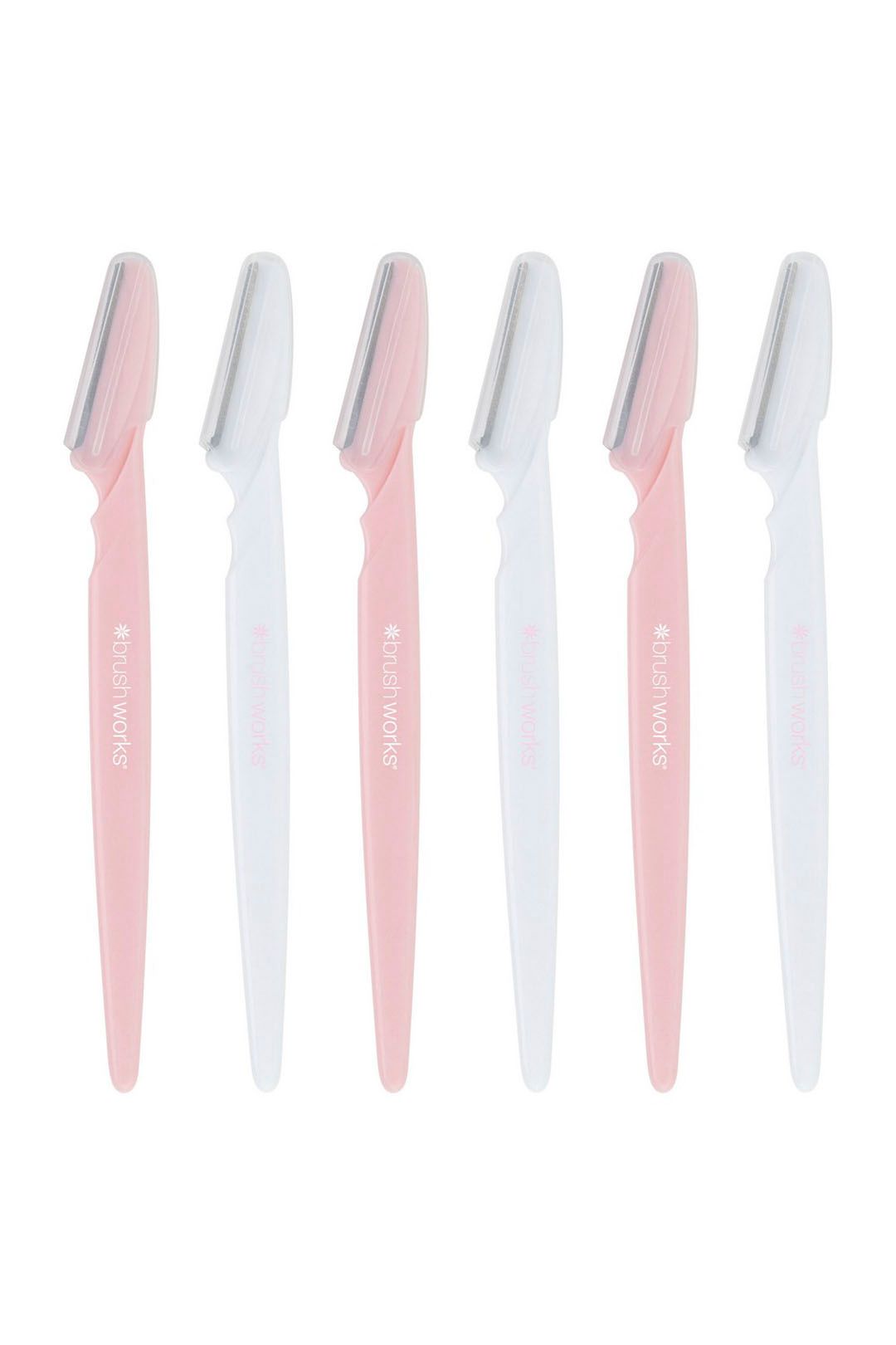 Brushworks Angled Dermaplaners - Pack of 6