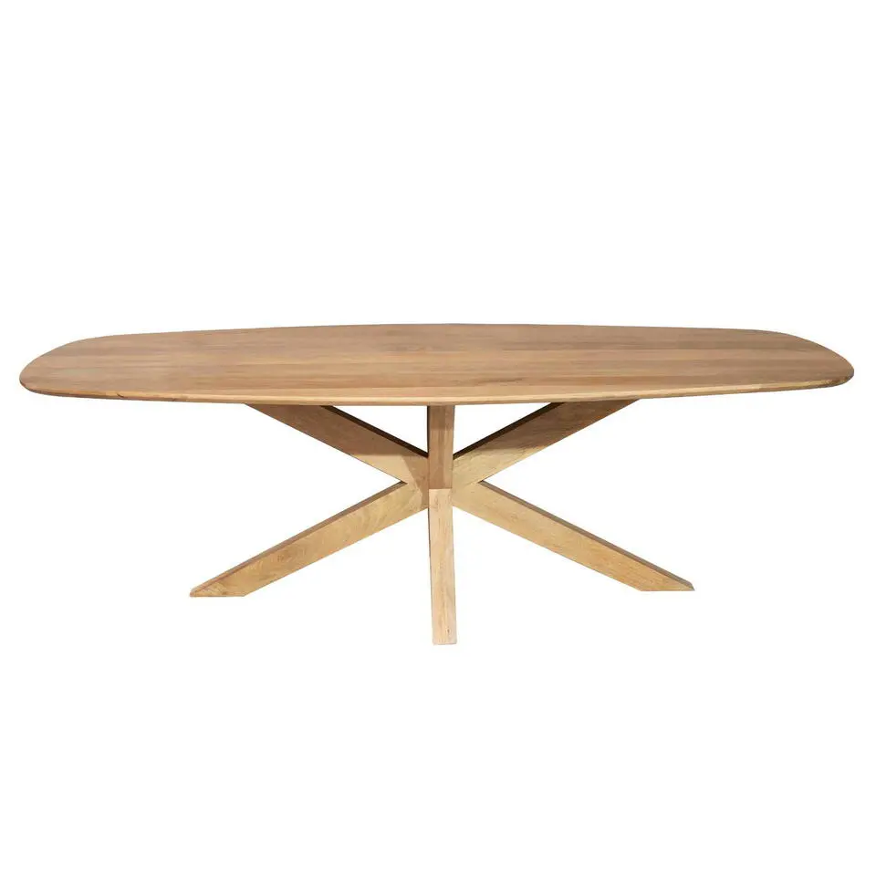 StarFurn - Eettafel Nina Deens ovaal 210 cm - naturel