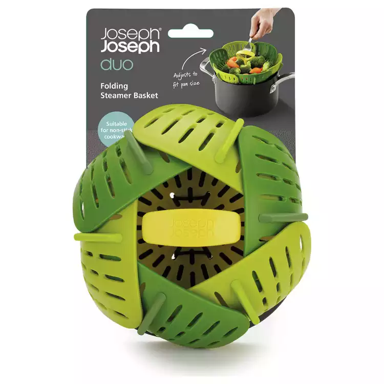 Joseph Joseph Duo Folding Steamer Basket - Green