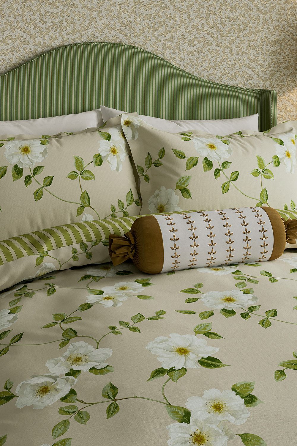 Sanderson Poets Rose' Cotton Duvet Cover Set