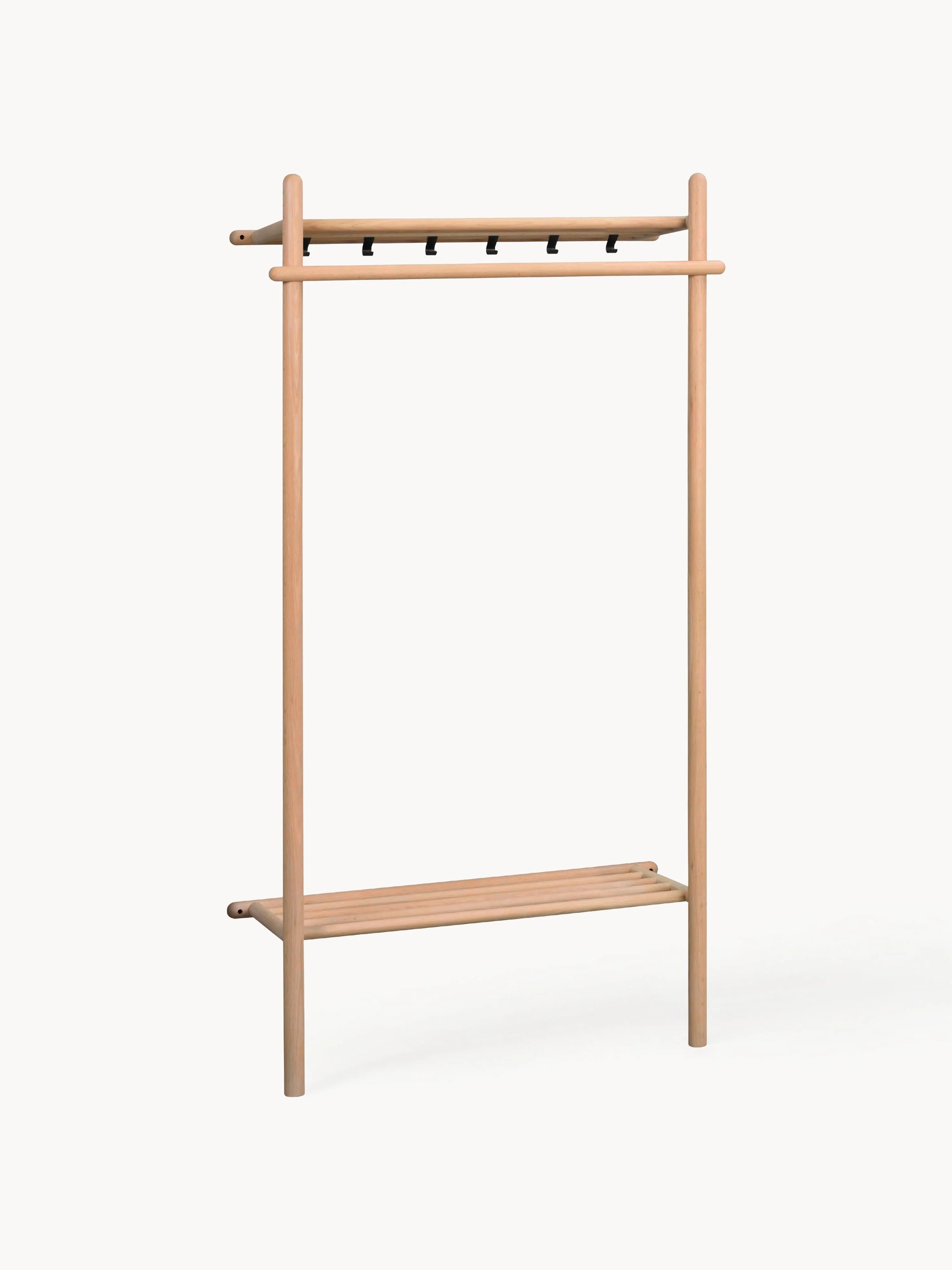 Wandgarderobe Milford aus Eichenholz
