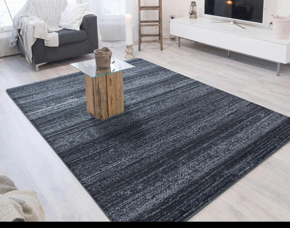 JULIA - Tapis uni à dégradé gris 200x290cm