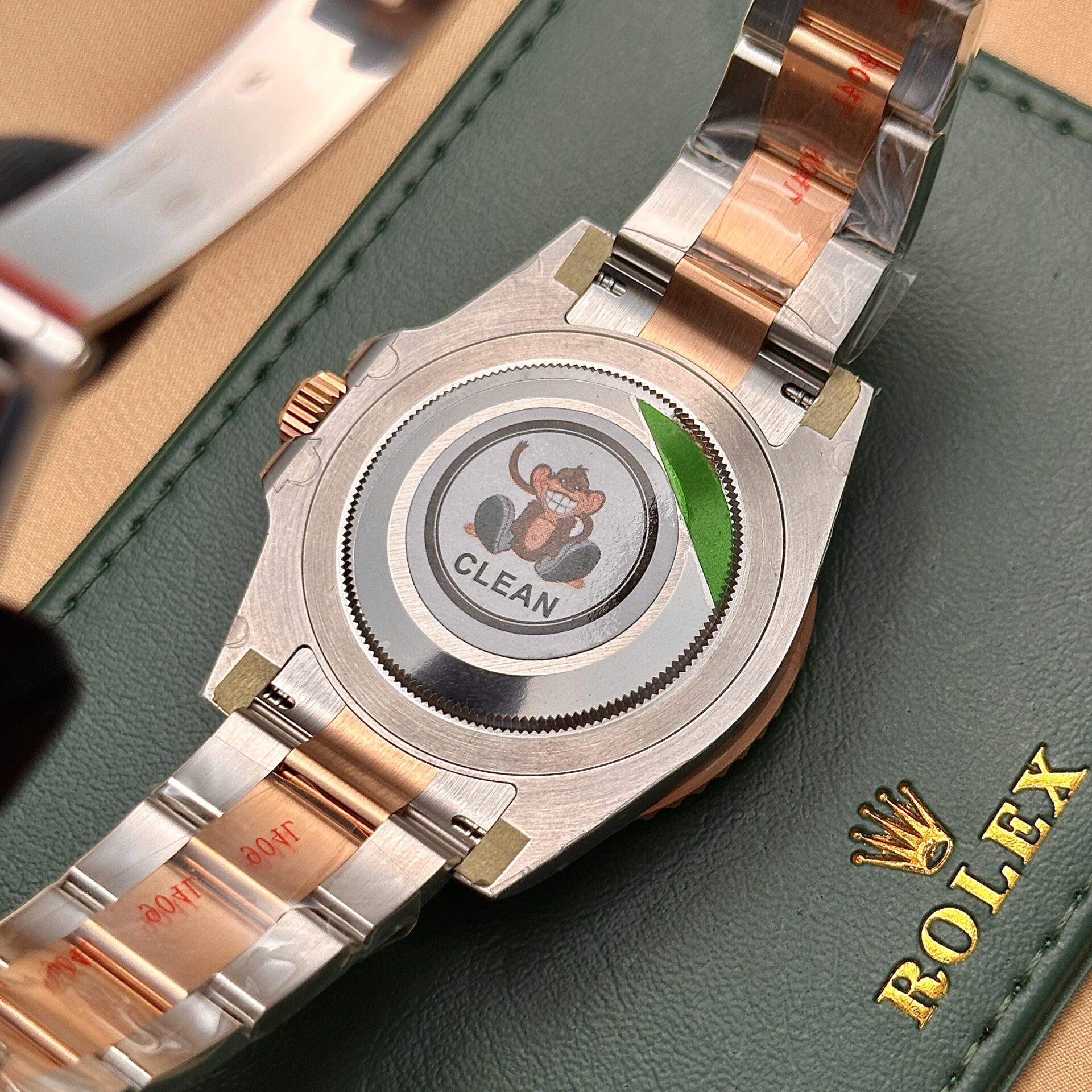 Rolex GMT-Master II 126711CHNR Root Beer SS/RG Plated Black Dial 40mm Oyster Super Clone