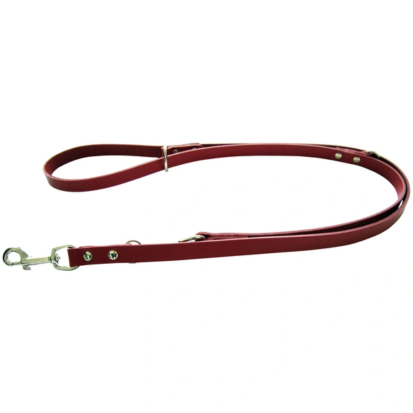 Hundeleine »Modern Art«, Größe: 200 cm, Leder, rot
