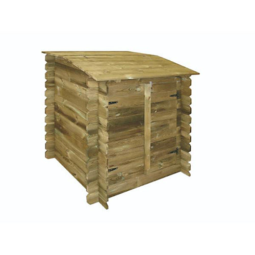 Coffre pompe piscine CLASSIC en bois autoclave