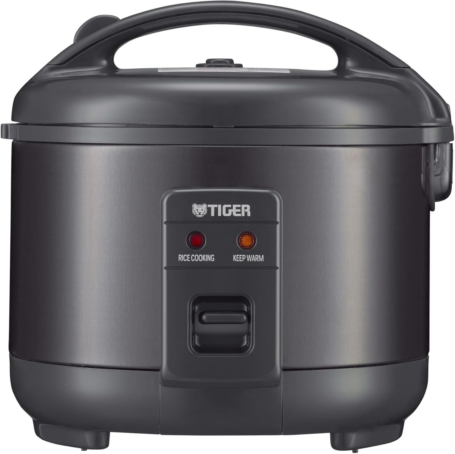 Tiger JNP-S55U-KY 3 Cup Capacity White Rice Cooker with Non-Stick Inner Pot, Retractable Power Cord, and Keep Warm up to 12 hours (Obsidian Black)