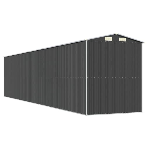 NNEVL Garden Shed Anthracite 192x938x223 cm Galvanised Steel