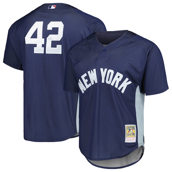 Mariano Rivera New York Yankees Cooperstown Collection 2009 Batting Practice Jersey - Navy